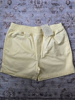 Beaufort Bonnet Company Sheffield Shorts Butterport YELLOW size 10 NWT
